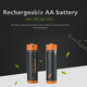 Illustration for article titled PB143 HELOIDEO Rechargeable AA Batteryem/em
